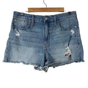 Madewell Women's Shorts Distressed Cutoff High Rise The Perfect‎ Jean size 30